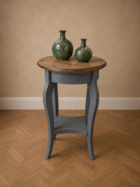 VERKOCHT Vintage plantentafeltje, bijzettafel, klein tafeltje