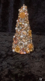 Exclusief kerstboom M goud handmade VdlM