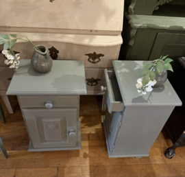 Set brocante nachtkastjes