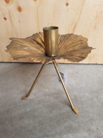 Kandelaar Leaf goud