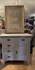 Vintage commode, babykamer