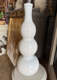 SALE !!! Glazen bottlevaas met bollen