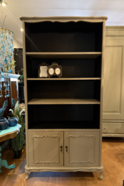 Queen Ann boekenkast, vintage open kast