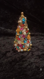 Exclusief kerstboom S multicolor handmade VdlM
