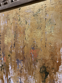 Schilderij goud in oude lijst