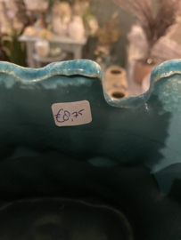 PTMD klein plantenbakje turquoise