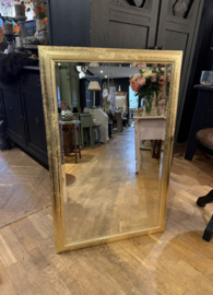 Grote facet geslepen spiegel goldleaf