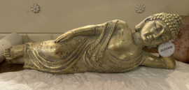 Beeld Boeddha goud 56cm.