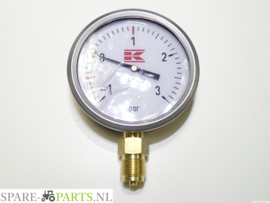 KR0050035 Pressure Gauge 1/2" 100mm + glyc.