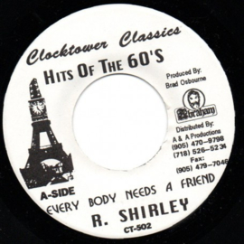 Roy Shirley - Everybody Needs A Friend 7"