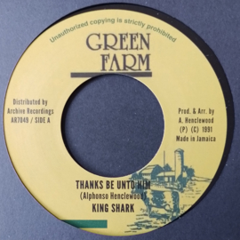 King Shark ‎- Thanks Be Unto Him 7"