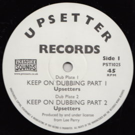 The Upsetters - Keep On Dubbing 10"