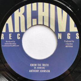 Anthony Johnson - Know The Truth 7"