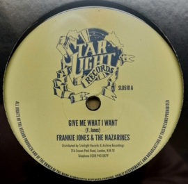 Frankie Jones / Prince Alla - Give Me What I Want / Last Train To Africa 12"