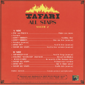 Tafari All-Stars - Rarities From The Vault Vol. 2 LP
