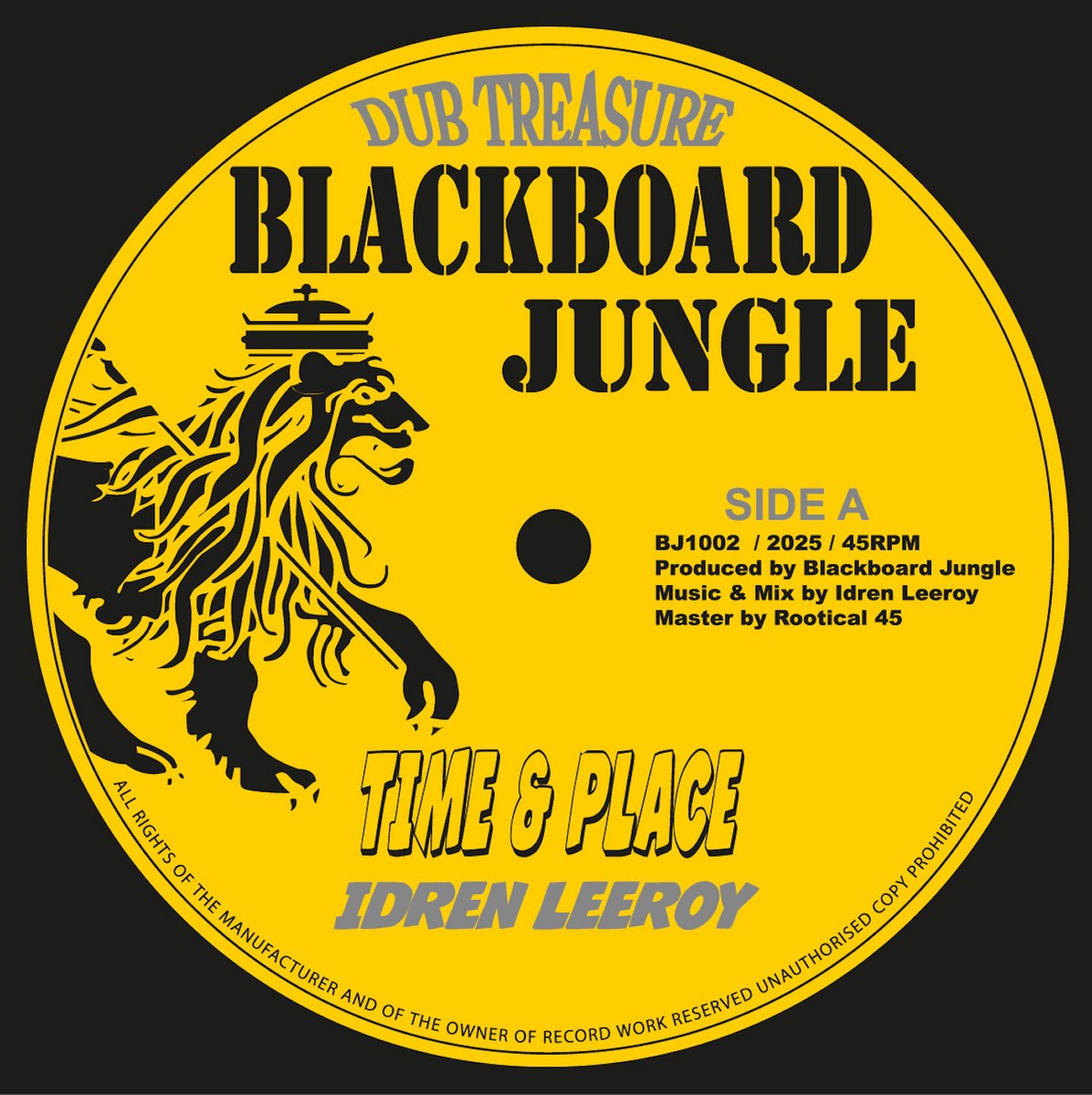 Idren Leeroy - Time & Place 10"