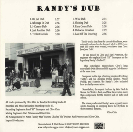Clive Chin - Randy's Dub LP