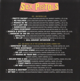 Sex Pistols - Raw And Live DOUBLE CD