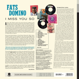 Fats Domino ‎- I Miss You So LP