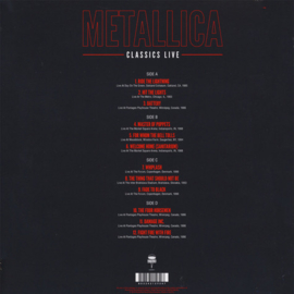 Metallica - Classics Live DOUBLE LP