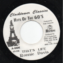 Ronnie Davis - That's Life 7"