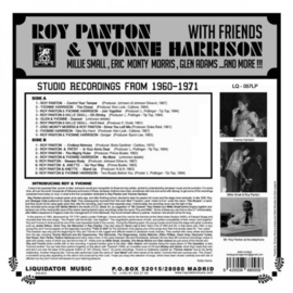 Roy Panton & Yvonne Harrison - Studio Recordings From 1961-1970 LP