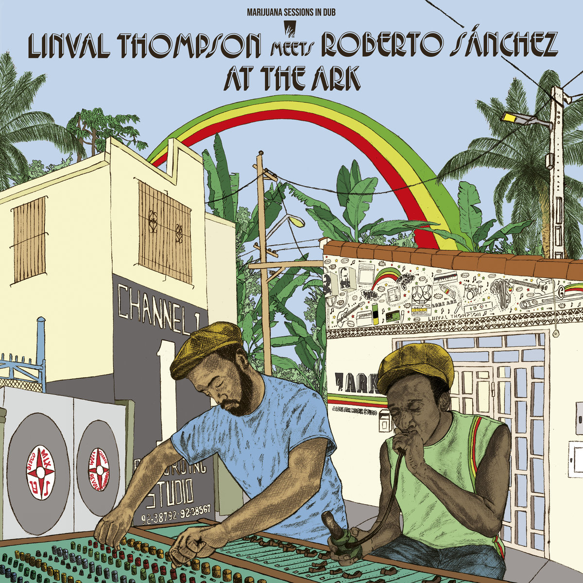 Linval Thompson Meets Roberto Sánchez - Marijuana Sessions In Dub LP