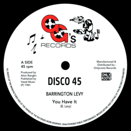 Barrington Levy - You Have It 12"