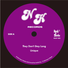 Unique / The Sadnians - They Don't Stay Long  7"