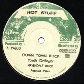 Dillinger / Augustus Pablo ‎- Down Town Rock / Skanking Easy 10"