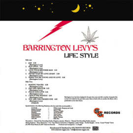 Barrington Levy - Barrington Levy's Life Style LP