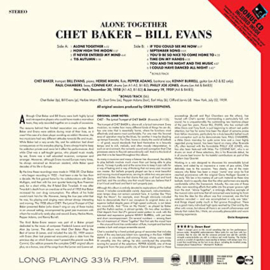 Chet Baker & Bill Evans - Alone Together LP + CD