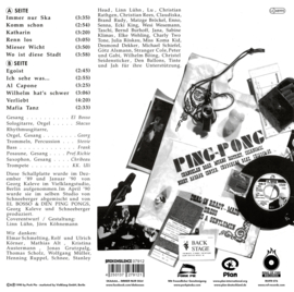 El Bosso & Die Ping Pongs - s/t LP