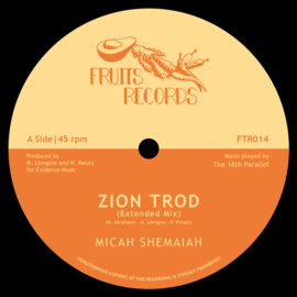 Micah Shemaiah - Zion Trod 12"