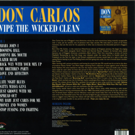 Don Carlos - Wipe The Wicked Clean LP