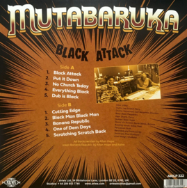 Mutabaruka - Black Attack LP