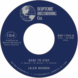 Jalen Ngonda - Here To Stay 7"