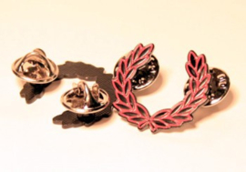 Laurel (red) - metal pin