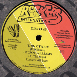 Delroy Williams - Think Twice / Babylon Boy 12"