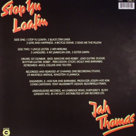 Jah Thomas ‎- Stop Yu Loafin LP