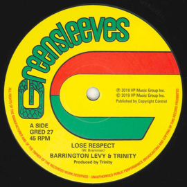 Barrington Levy & Trinity - Lose Respect / Since You're Gone 12"