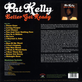 Pat Kelly - Better Get Ready LP