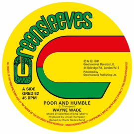 Wayne Wade / Bunny Lie Lie - Poor And Humble / Babylonians 12"