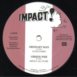 Lloyd Parks / Augustus Pablo ‎- Ordinary Man 10"