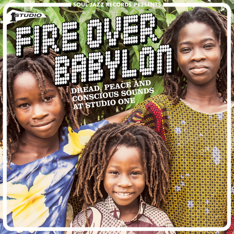 Various ‎- Fire Over Babylon (Dread, Peace And Conscious Sounds At Studio One) DOUBLE LP