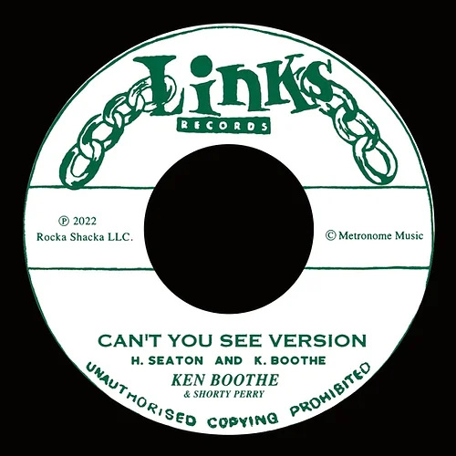Ken Boothe & Shorty Perry / The Gaylads - Can't You See Version / Aren't You The Guy 7"