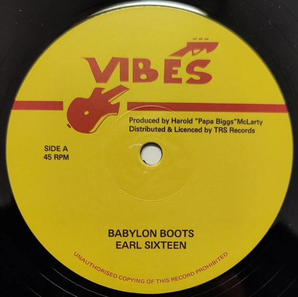 Earl Sixteen - Babylon Boots 12"