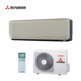 Mitsubishi airco SRK50ZS-WFT + SRC50ZS-W 5,0kW Titanium/Black