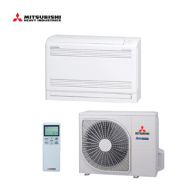 Mitsubishi vloermodel airco SRF50ZSX-W + SRC50ZSX-W 5,0kW