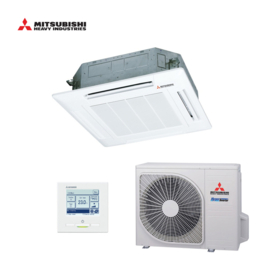 Mitsubishi Cassette airco FDT40VH + SRC40ZSX-W 4,0kW